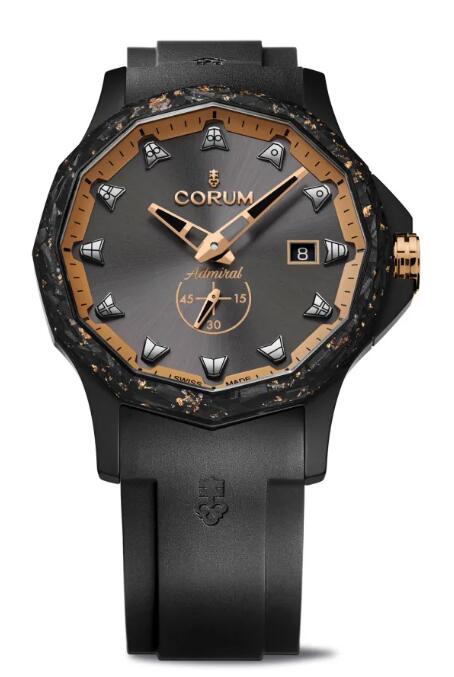 Corum Admiral 42 Automatic Black and Gold Limited Edition Watch Replica Ref. A395/04463 - 395.600.92/F371 AN10